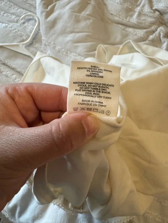 Rumored Cream Button-Front Midi Dress with Corset Bodice - Picture 6 of 6